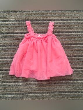 Rise Little Earthling Pink Tulle Sundress for Girls